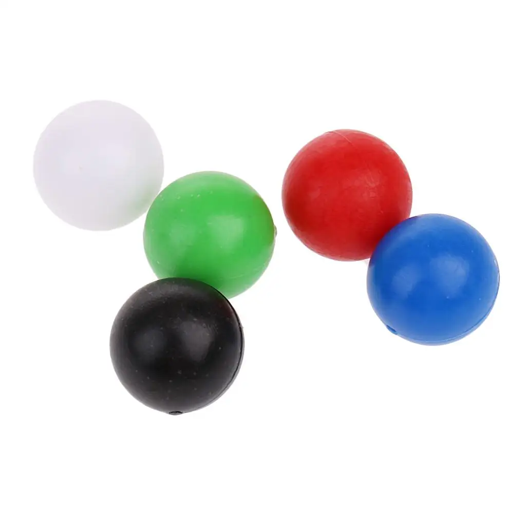 Sturdy Plastic 1cm Ball Assortment Mixed Color for Connecting Four Replacement Family Game Accessories Board Pieces