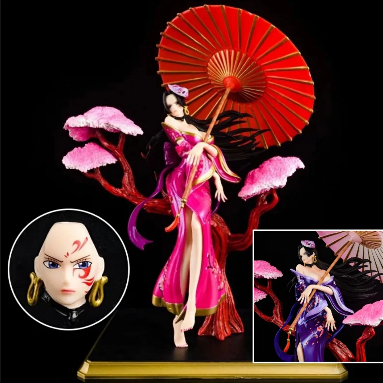 

Cartoon Anime Figure One Piece Boa Hancock Statue Model Scene GK Toy Doll Collection Decoration Christmas Gift