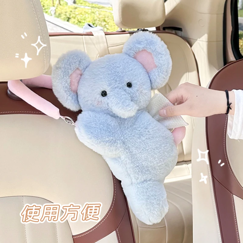 

Creative Car Tissue Box Cute Cartoon Hanging Auto Accessories Premium Car Decor