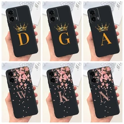 For Motorola Moto G35 5G Case G 35 Cover Cute Crown Letters Soft Silicone Back Cover For Moto G35 2024 Phone Case MotoG35 Fundas