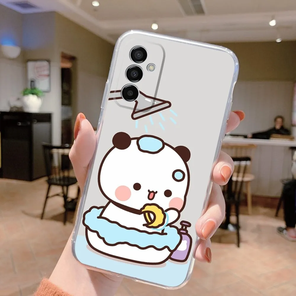 Cartoon Bear BUBU DUDU Phone Case Silicone Case For Samsung S30,S23,S21,S22,S20 Ultra,S20 FE lite,S10,S9,S8 PIus Cover Clear