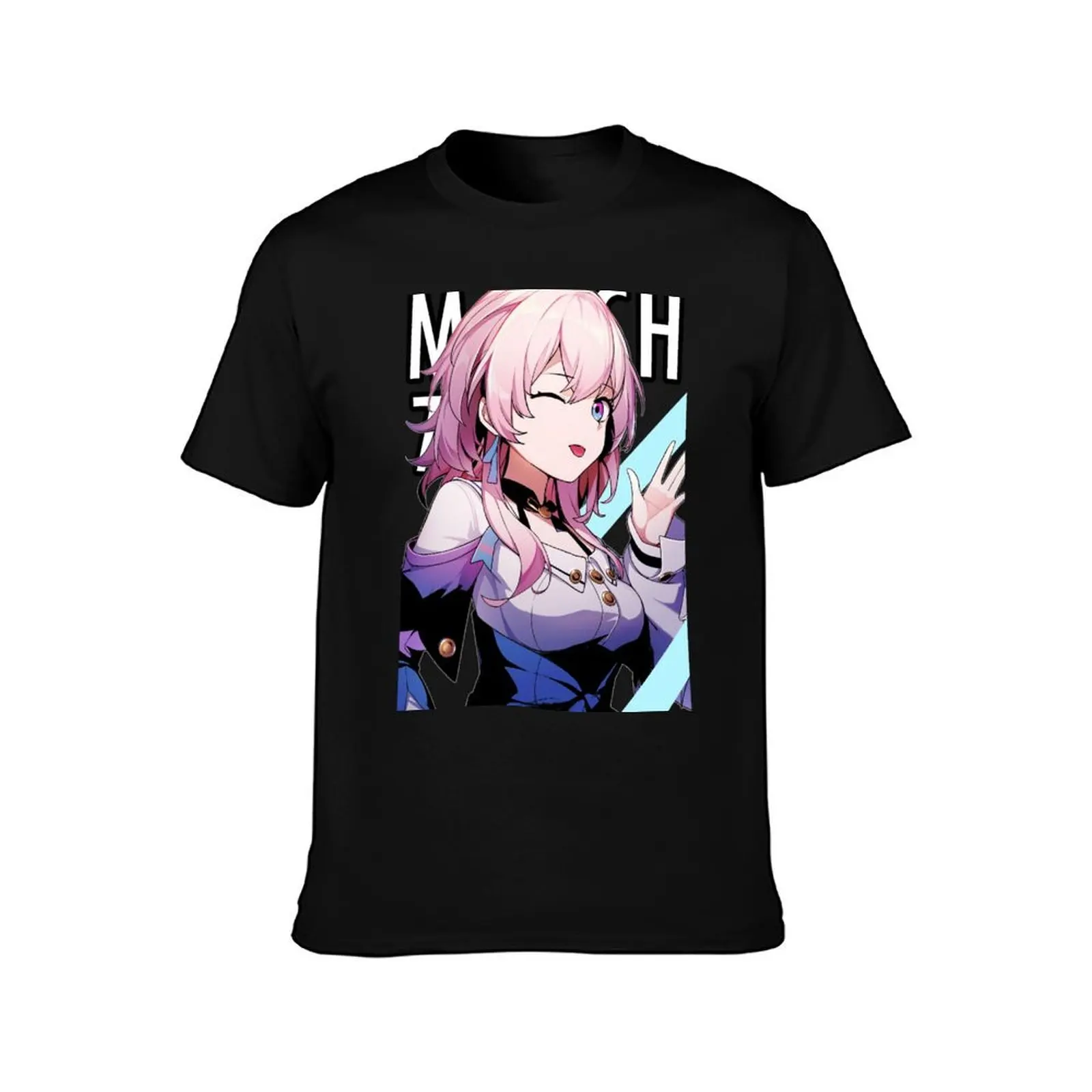 March7th honkai star rail Shirt Fan March 7th Star Rail T-Shirt Utility Work Short Sleeve Top