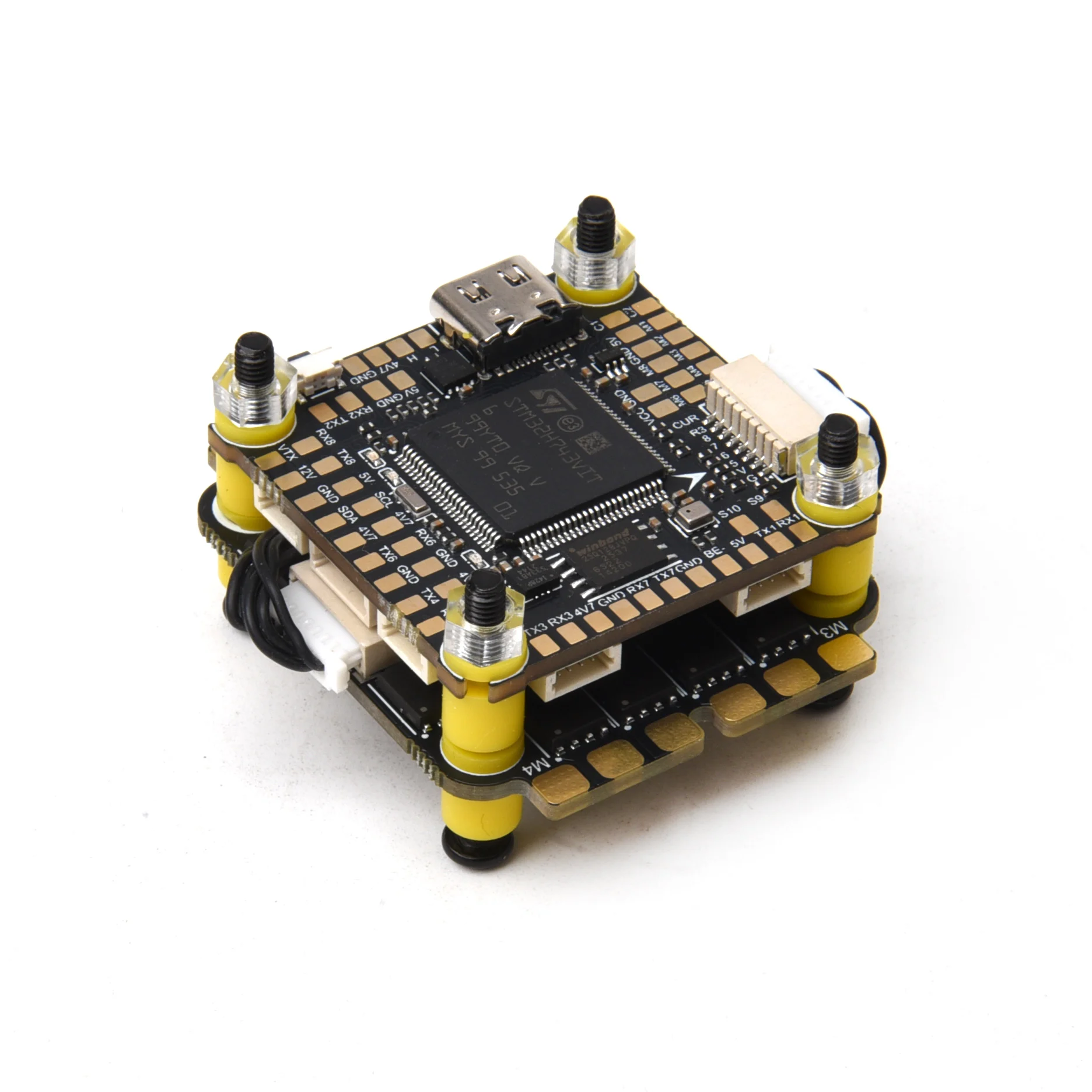 

H743 H7 FC Flight Controller with Built-in OSD MicroSD 65A BLheli-32 4IN1 ESC For Mark4 APEX FPV RC Model Multicopter