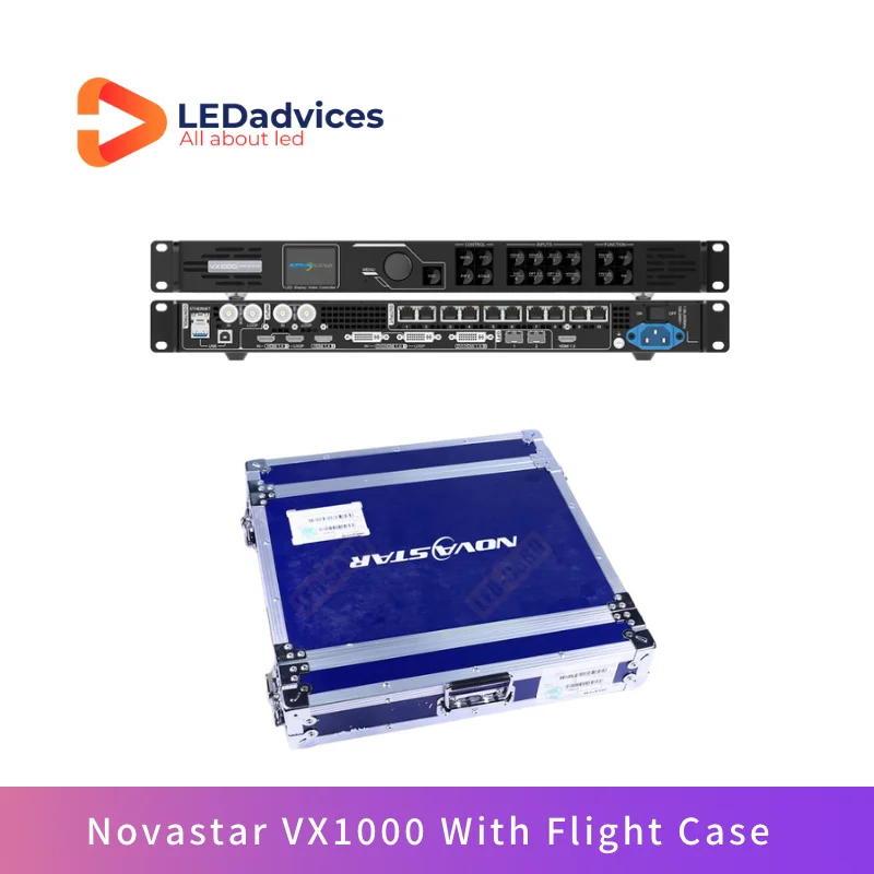 Novastar VX1000 Original Flight Case All in One Controller LED Display Video Control Processor For Stage Event Rental Screens