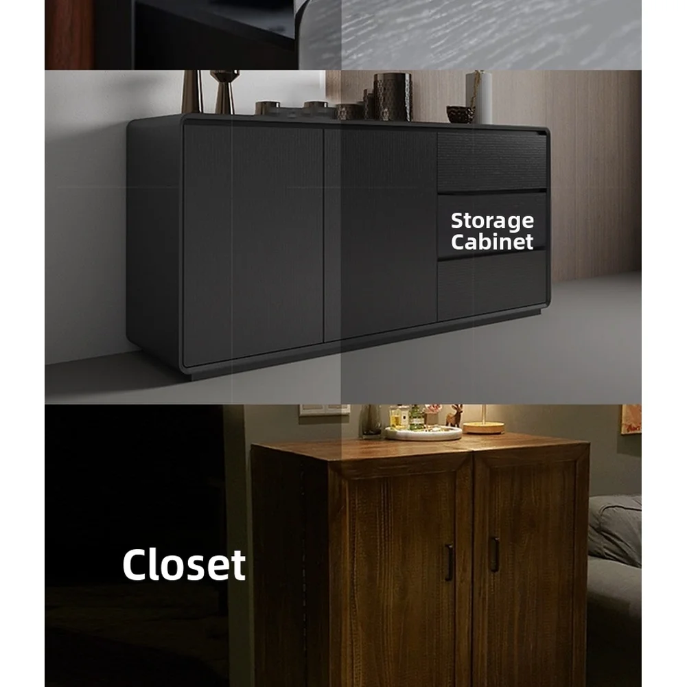 Drawer Lock with Dual Authentication Fingerprint and For rfid for Cabinets For Furniture Black Silver Blue Silver