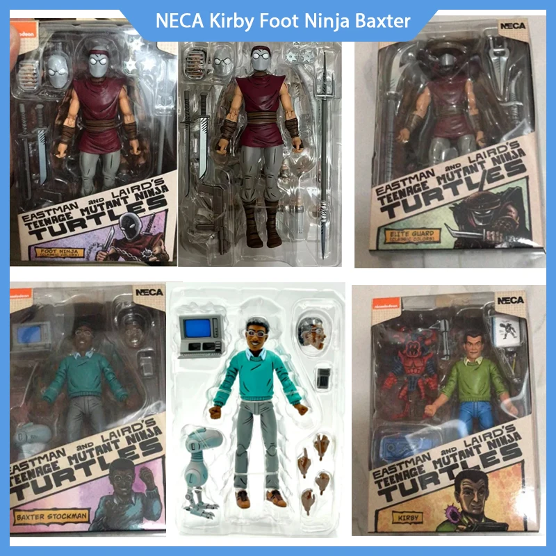 

В наличии Neca 54350 54444 54382 54349 фигурка Kirby Foot Ninja Baxter Stockman Elite Guard аниме экшн-фигурка модели игрушечная Статуэтка