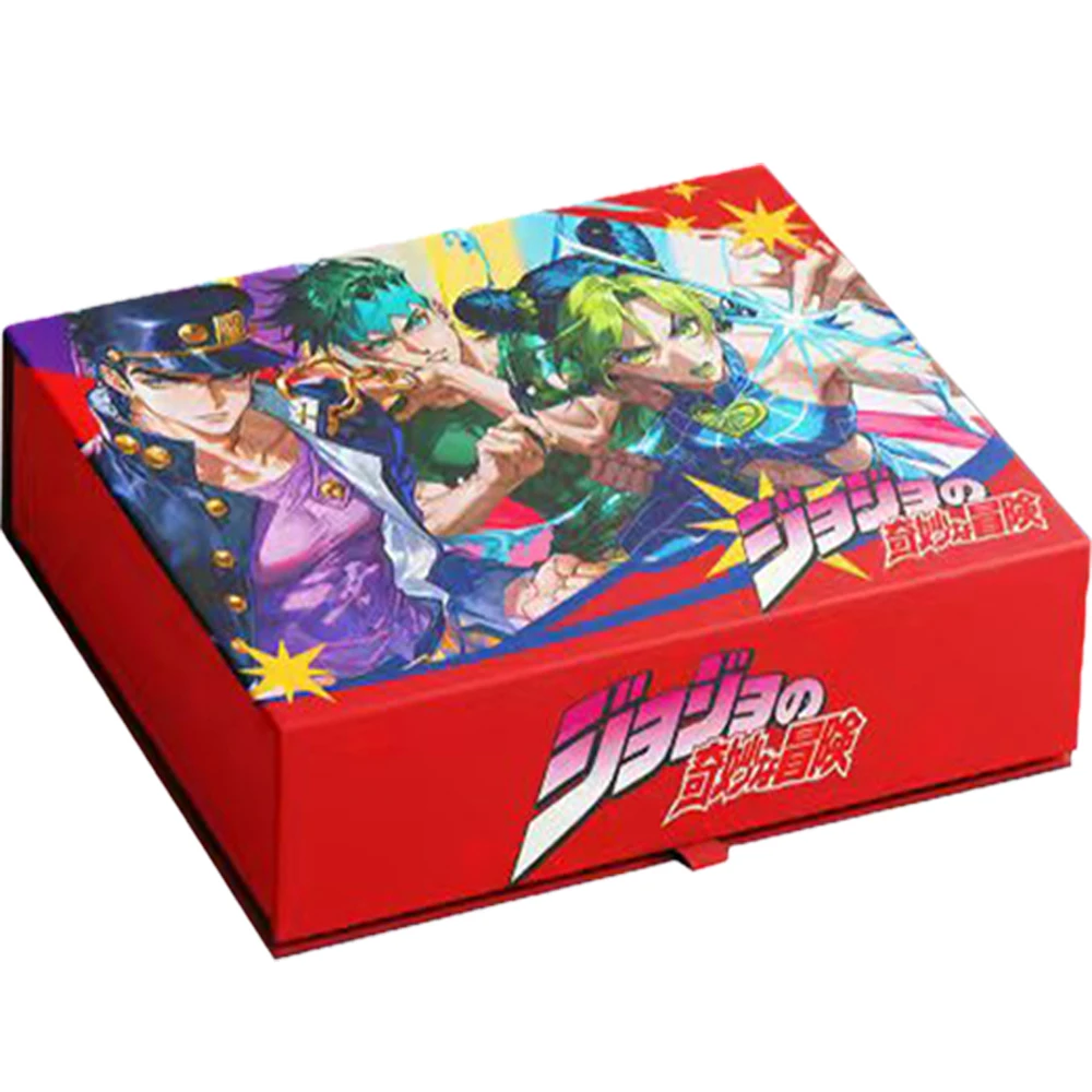 

JoJo's Bizarre Adventure Collection Card Christmas Party Child's Gift Fantasy Adventure Anime Q-Version Characters Rare Cards