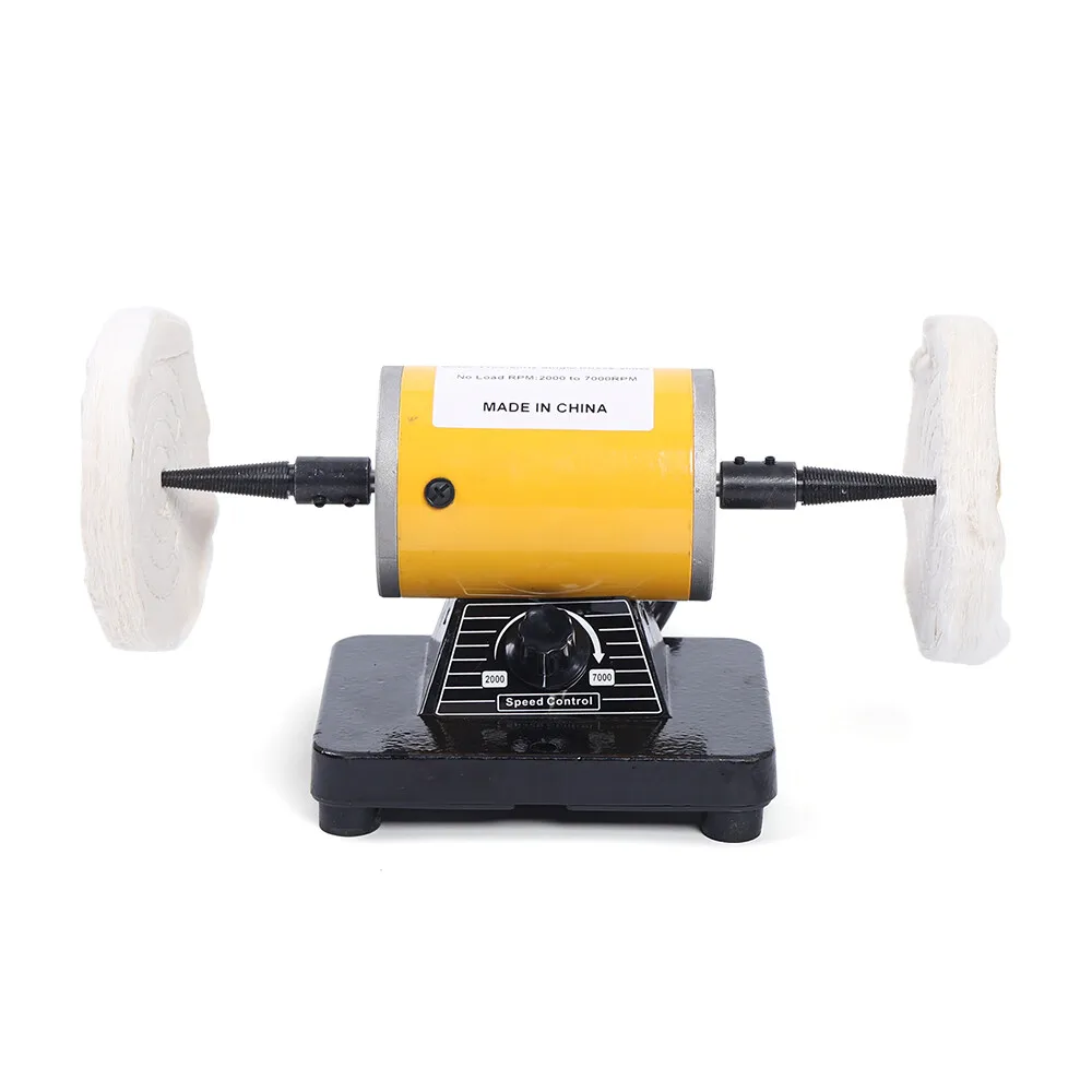 

29*17*20 см настольный полировщик полировщик буфер гладкий полировальный инструмент черный желтый алюминий хром пластик