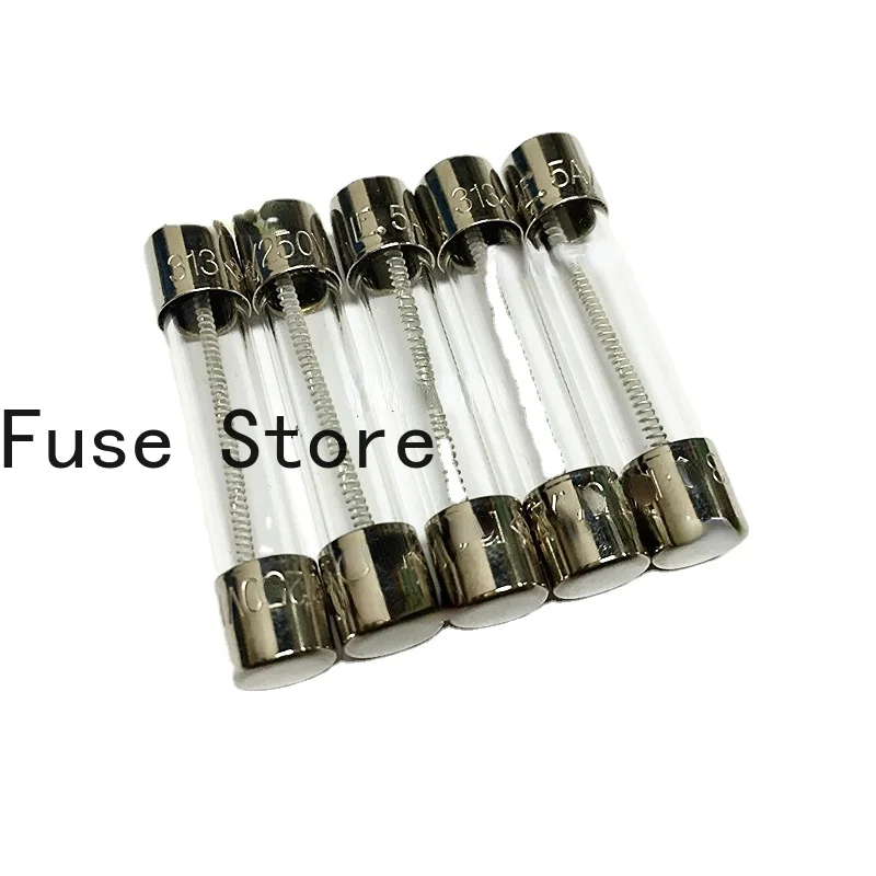 

5PCS [UNK][UNK]6*32mm 313 500MA 1A 2A 3A 4A 5A 6A 8A 250V