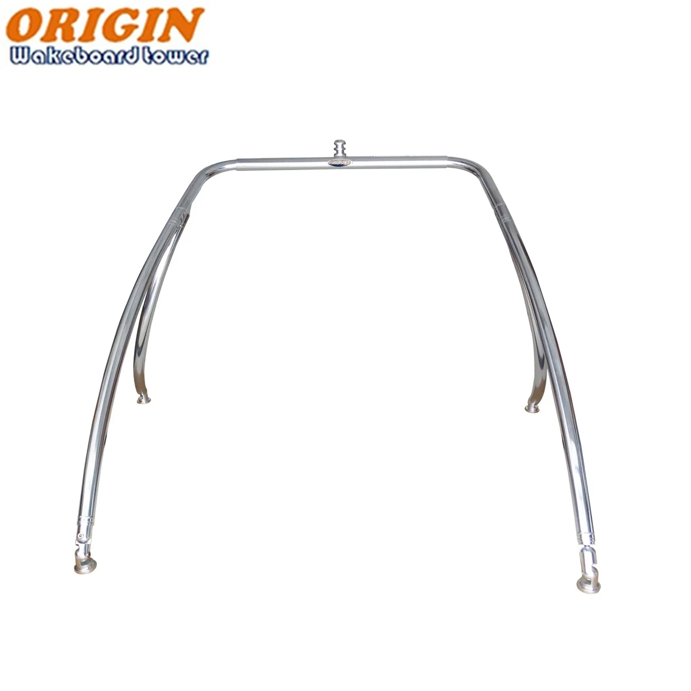 Origin Advancer Wakeboard Tower 2.25'' Tube Shining Polished Universal Fit for 68'' to 98'' Wide Boat Beam Wakeboard Towers