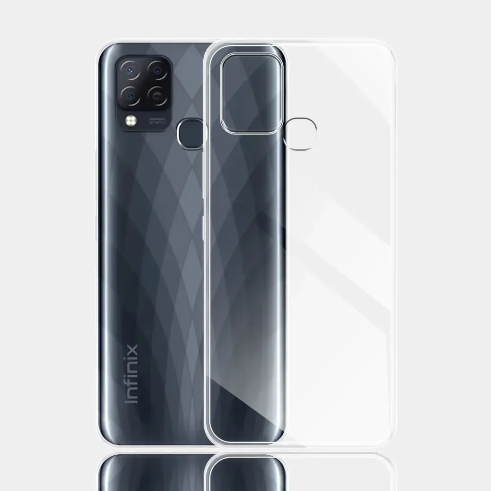 For Infinix Hot 10T /Hot 10S Case Clear Silicone Soft Phone Case or Infinix Hot 10S NFC Coque Infinix Hot 10 Lite /10 Play Funda