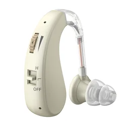 1 Set Mini Digital Hearing Aid fittings for Elderly Portable Sound Amplifier Rechargeable Adjustable Hearing Aid for Seniors