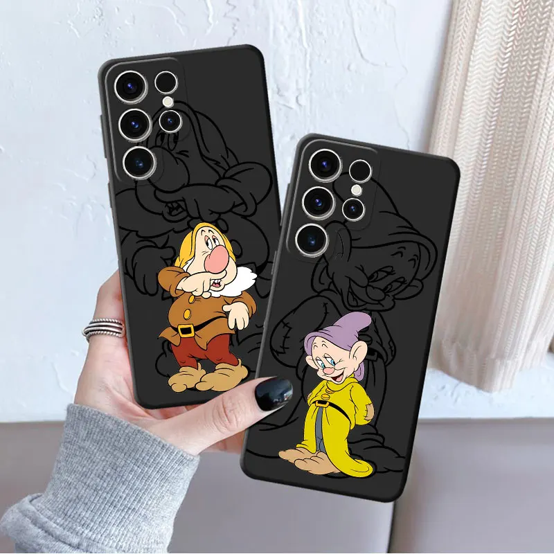 Snow White And The Seven Dwarfs Case for Samsung Galaxy S20 S21 FE S23 Ultra S21 5G S22 Plus S24 Ultra Cover TPU Soft Cases