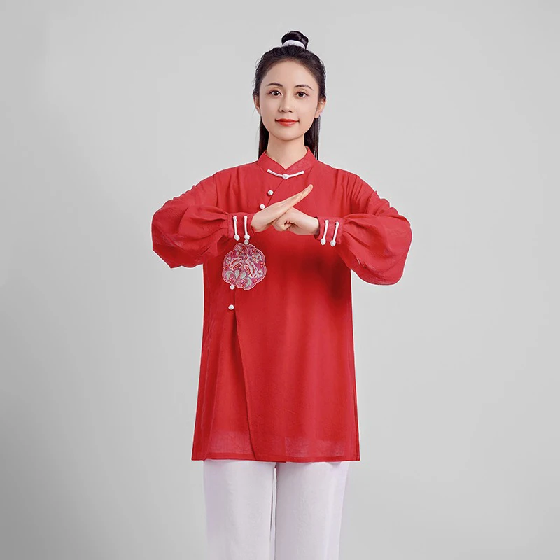 Women's Elegant Martial Arts Clothes Tai Chi Uniform Kung Fu Performance and Competition Costume Traditional Chinese Style