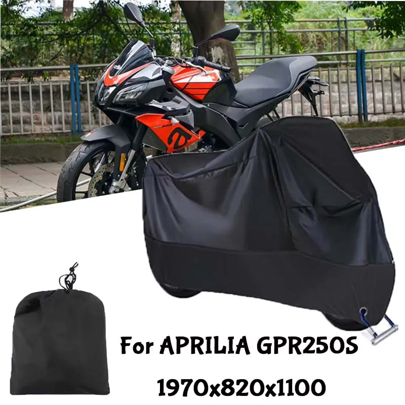 Motorcycle Full Covers For APRILIA GPR250S  Car Outdoors Sun Protection Dust No Ear Thickened Oxford Clothcover Accessories