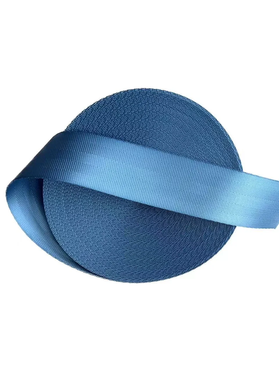 100 meters Roll Seat Belt Webbing Safety Strap LIGHT  BLUE Color  4.8cm Wide 5 Bars