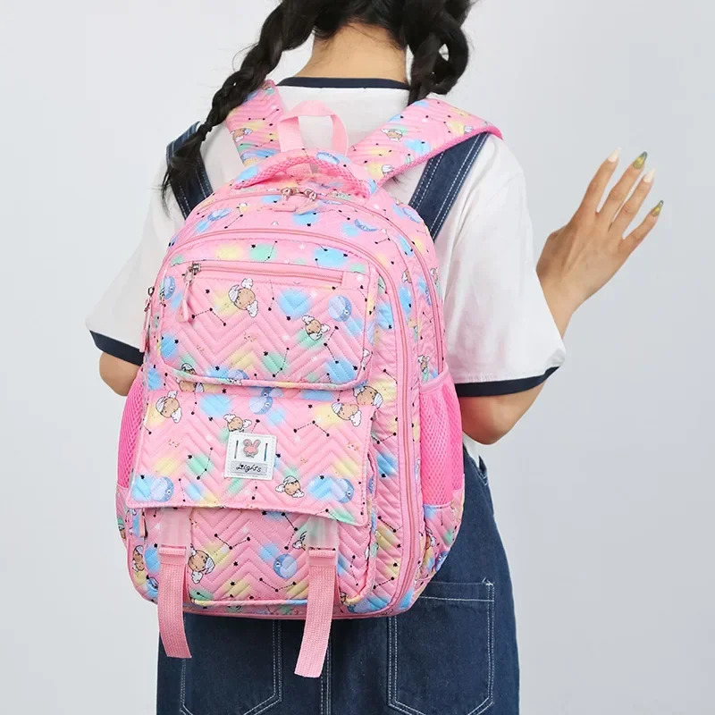 Mochila escolar de gran capacidad para adolescentes, Bolsa Escolar de fresa bonita, bolsa de viaje informal multifunción para ordenador portátil, nueva