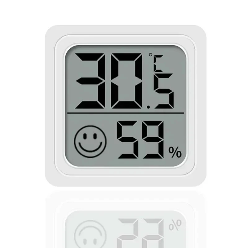 Termohigrómetro LCD Digital para Interiores, Medidor Electrónico de Temperatura y Humedad, Mini Sensor, Estación Meteorológica para el Hogar