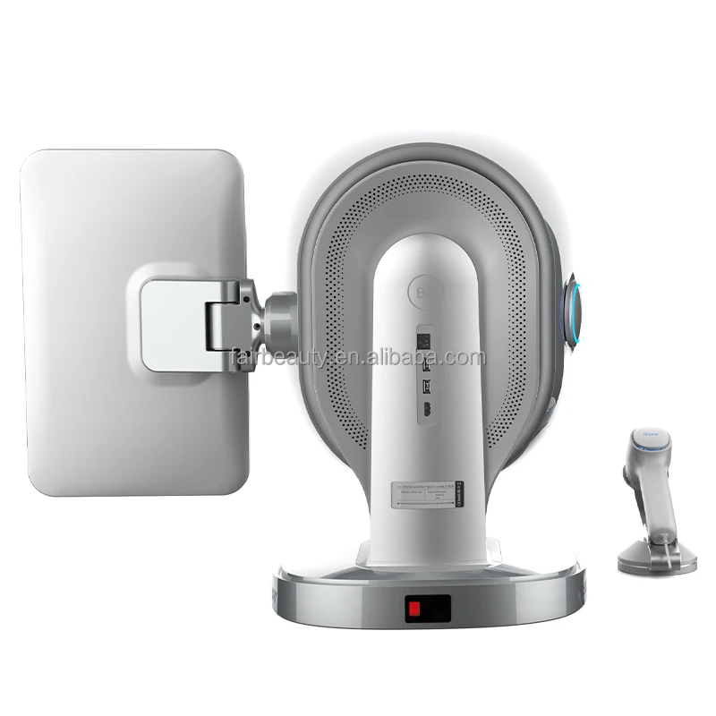 2025 جديد شاشة تعمل باللمس AI ذكي محلل الزيت الرقمي آلة تحليل الجلد كاشف الجلد آلة تحليل بشرة الوجه #2