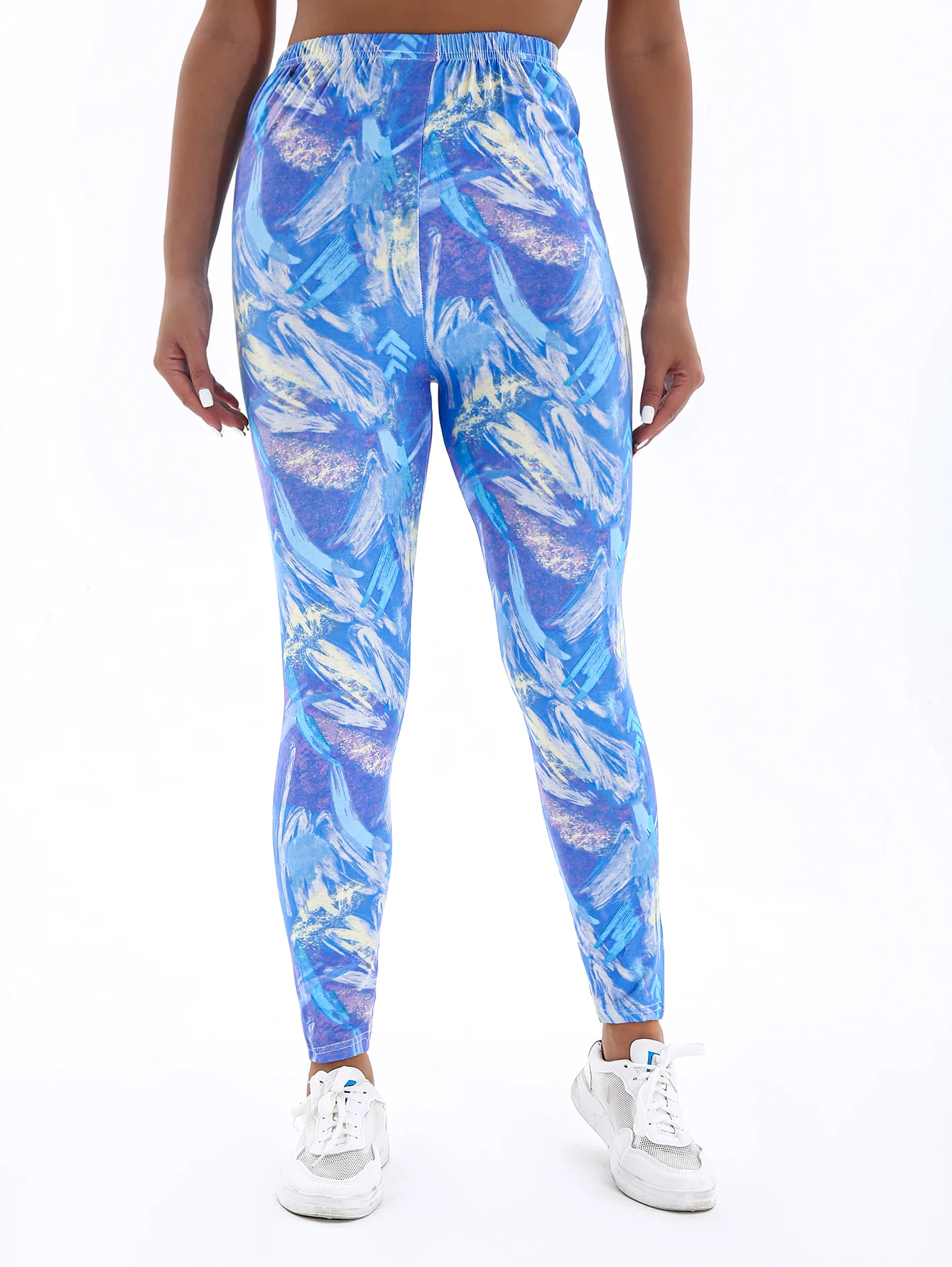 

Осень-зима, 1 упаковка, женские матовые синие, фиолетовые, с градиентом, сексуальные узкие леггинсы, повседневные спортивные элегантные брюки для фитнеса, йоги