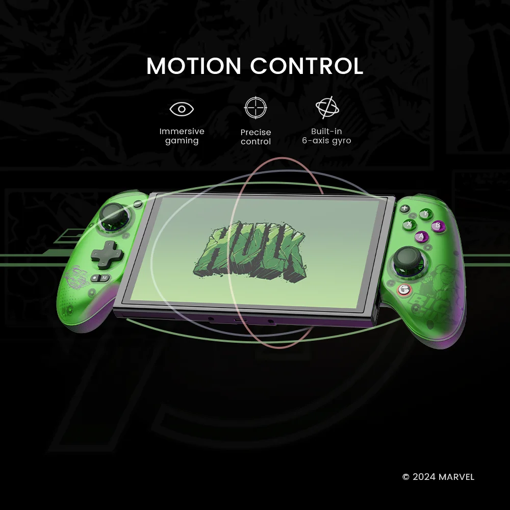 GameSir G8 Plus Hulk Edition Bluetooth Mobiler Gaming-Controller für Nintendo Switch 2, Android-Handys, Tablets, iPhone, iPad, PC – Detail 7