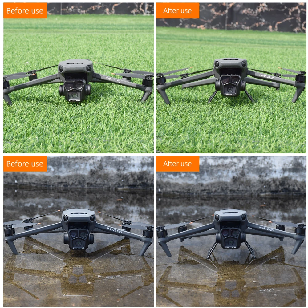 Brdrc อุปกรณ์ลงจอดโดรนสำหรับ DJI Mavic 3 Pro พับได้เพิ่มความสูงให้ขาขาตั้งสามขาขาได้อย่างมีประสิทธิภาพอุปกรณ์เสริมเพิ่มความสูง