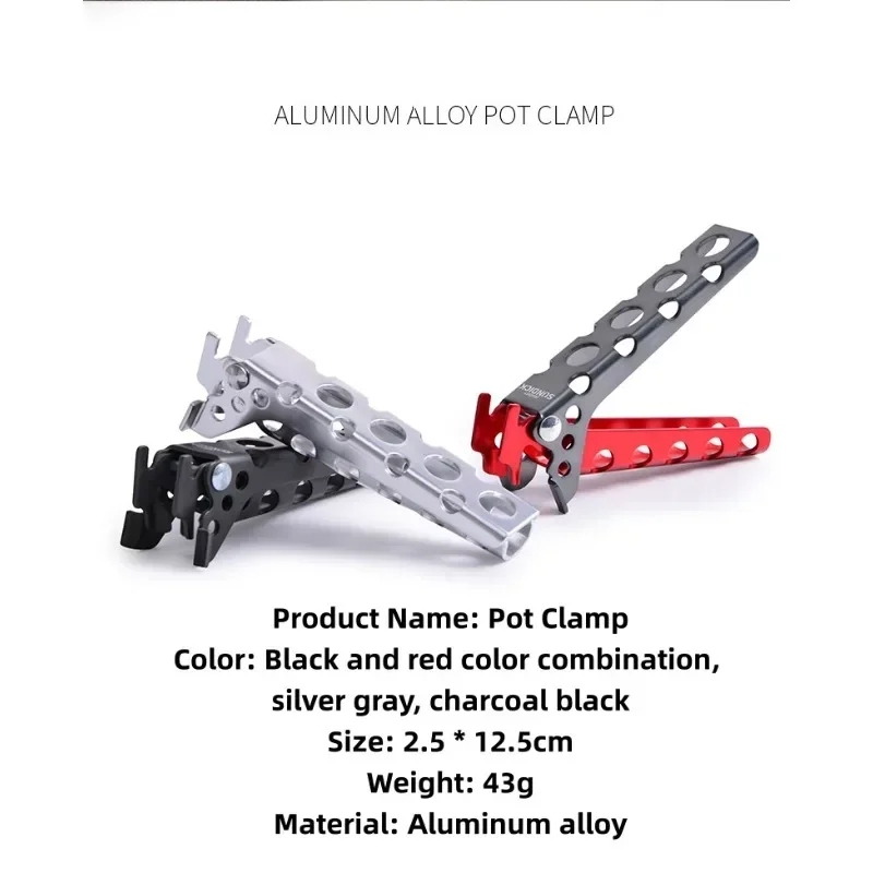 وعاء المشبك عموم المقود وعاء رافع الطبخ القابض وعاء مكافحة الساخن حامل قصاصة المشبك التخييم تجهيزات المطابخ حامل الأطباق #3