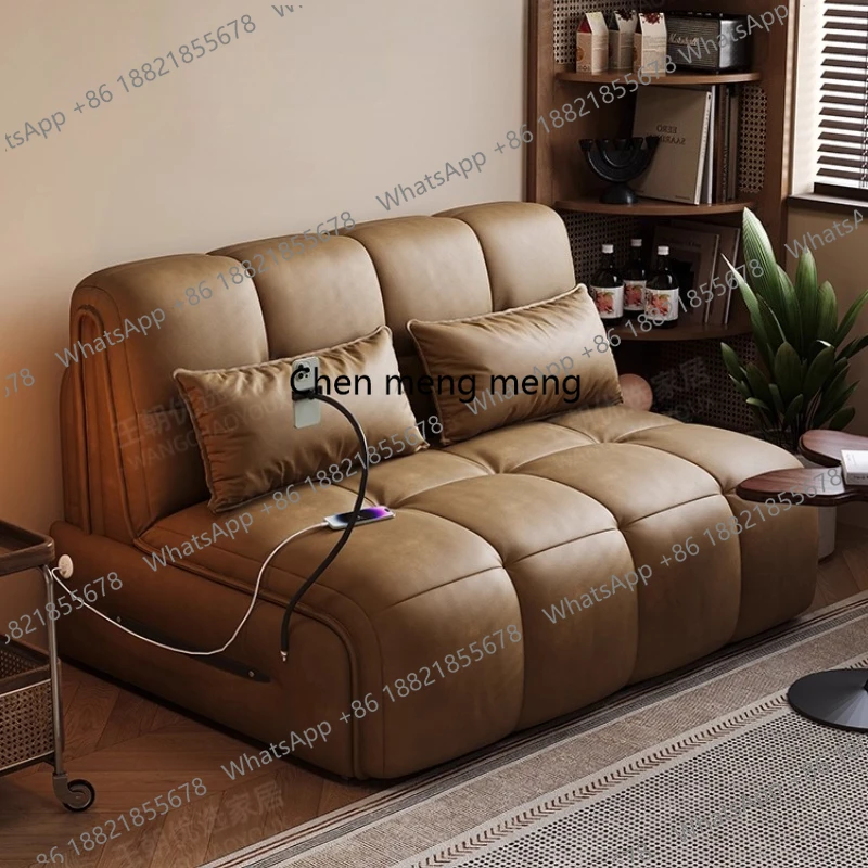 

Luxury Multifunctional Couch European Latex USB Lounge Living Room Sofas Bed Chaise Foldable Divano Letto Furniture home Modern