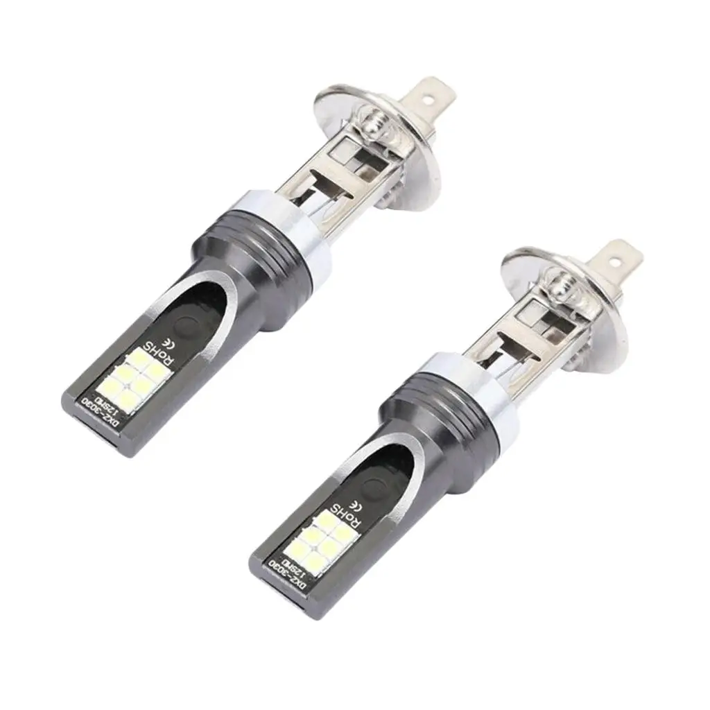 H1 3030 1200LM LED مجموعة تحويل المصباح لمبة السيارة الضباب القيادة الخفيفة 6500K