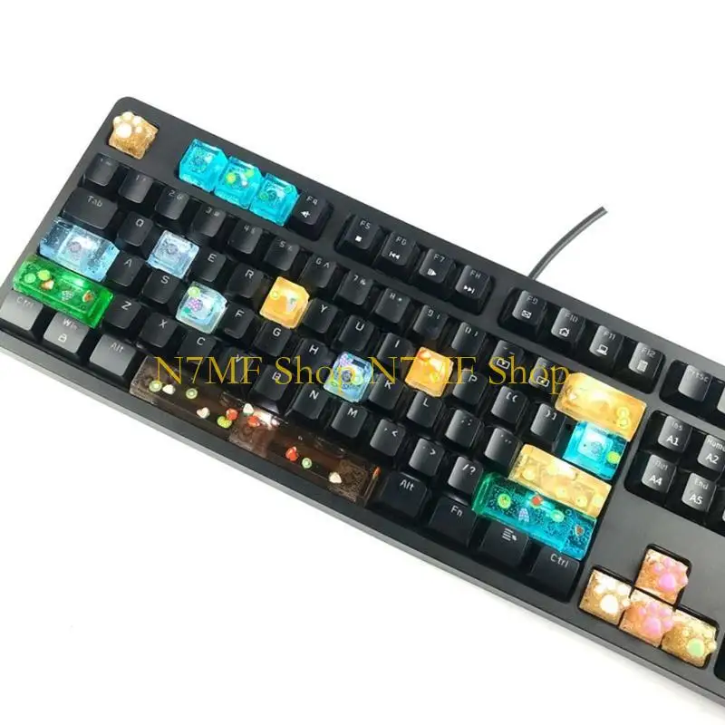 

N7MF Keycap Mold DIY Mechanical Keyboard Silicone Mold Epoxy Mold Resin for Key Caps Molds Cats Claw for DIY Art Craft Too