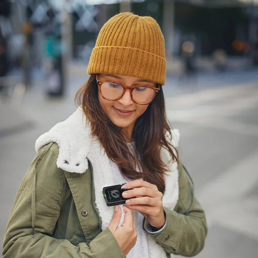 RODE Wireless Microphone PRO Zweikanaliges GainAssist Timecode Sync Kompaktes System mit intelligentem Ladekoffer