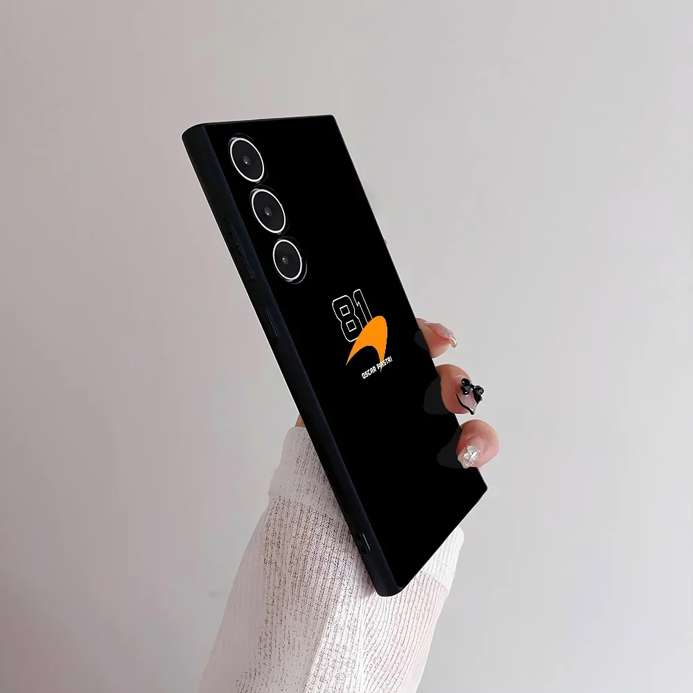 F1 Racing 81 0-Oscar P-Piastri جراب هاتف لسامسونج S series s21 s22 s23 s24 s25 FE Plus Ultra TPU حافظة ناعمة إلى صديقة للبشرة