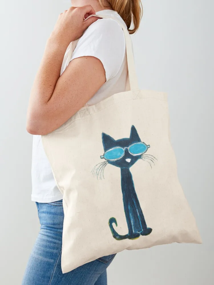 

pete the cat Tote Big shopping bags foldable Lady Canvas Tote Bag cute bag cloth Gift Gift bag