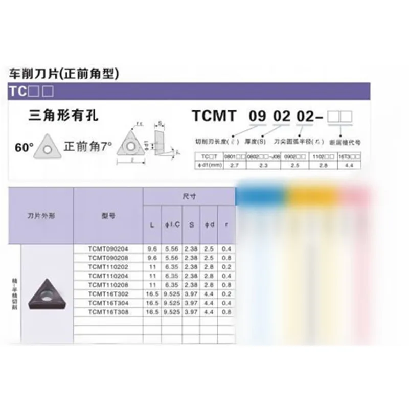 10 قطعة TCGT16T308 TCGT090204 TCGT110204 TCMT16T304 TCMT16T308 TCMT110204 AL HMP TM نك رغوة القاطع أداة توغنستن كربيد