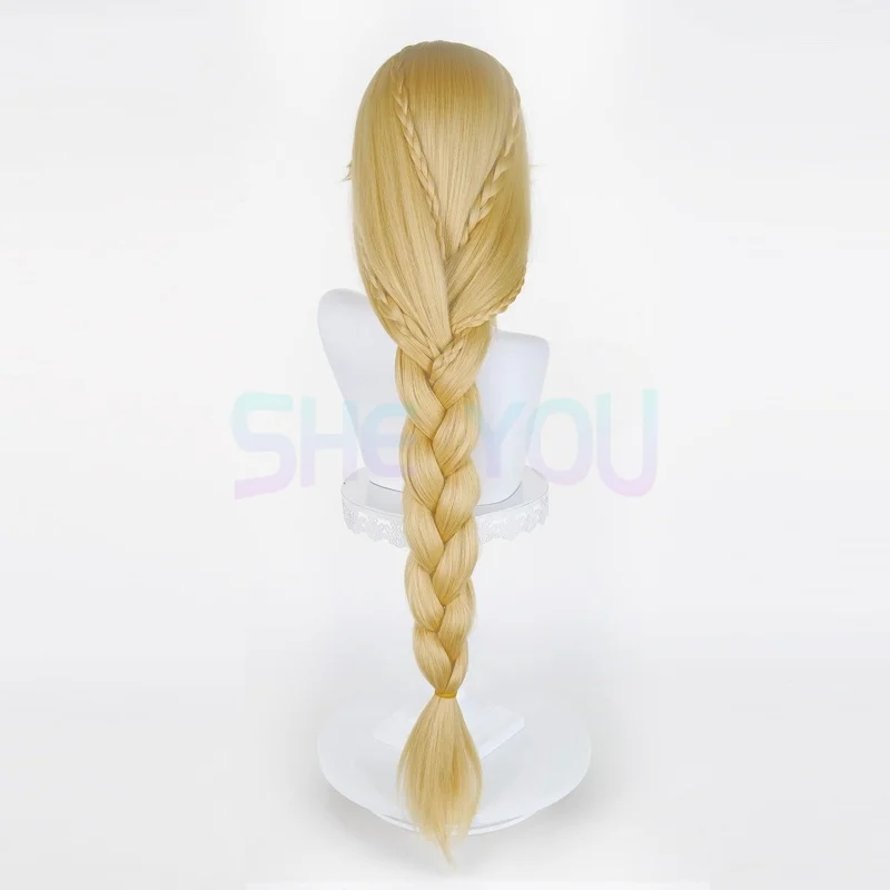 AJ Apple Jack Cosplay Perücke Goldene Perücke Cosplay Anime Hitzebeständige Synthetische Perücken für Halloween Karneval Party Kostüm