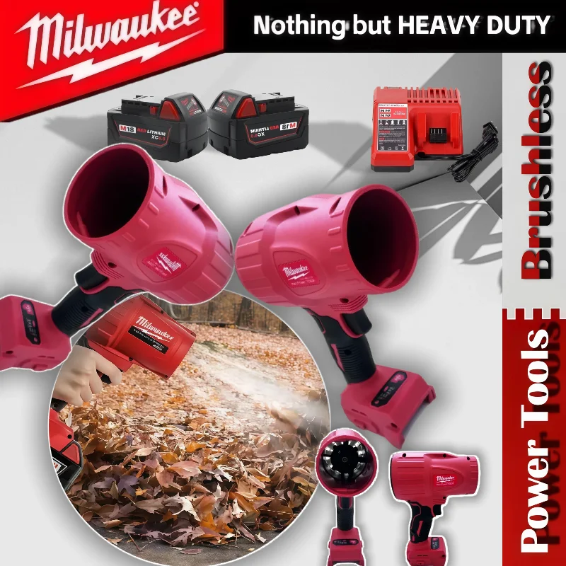 

Milwaukee Electric Air blower 30000r/min Super Strong Wind Force Car Dust Removal Tool Cordless Pin Turbojet Fan