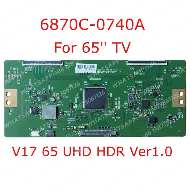 for-t-con-board-6870c-0740a-for-65''-tv-logic-board-6871l-5228b-model-v17-65-uhd