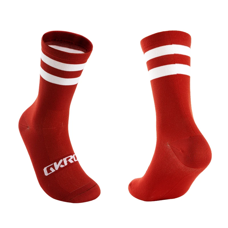 Neue Fahrradsocken Hochwertige Kompressionssocken für Männer und Frauen Fußballsocken Basketball Outdoor-Lauf Professionell – Detail 17