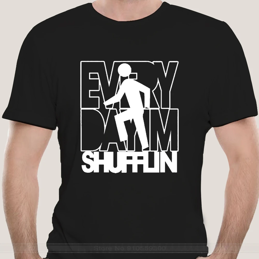 

fashion t-shirt men cotton brand teeshirt LMFAO T shirt BNWT EVERY DAY IM SHUFFLIN PARTY ROCK choose colours