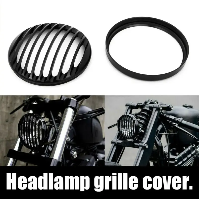 

Чехол для гриля мотоциклетной фары 5,75 дюйма для Harley Sportster XL883 XL1200 XL1200X X48 2004-2014