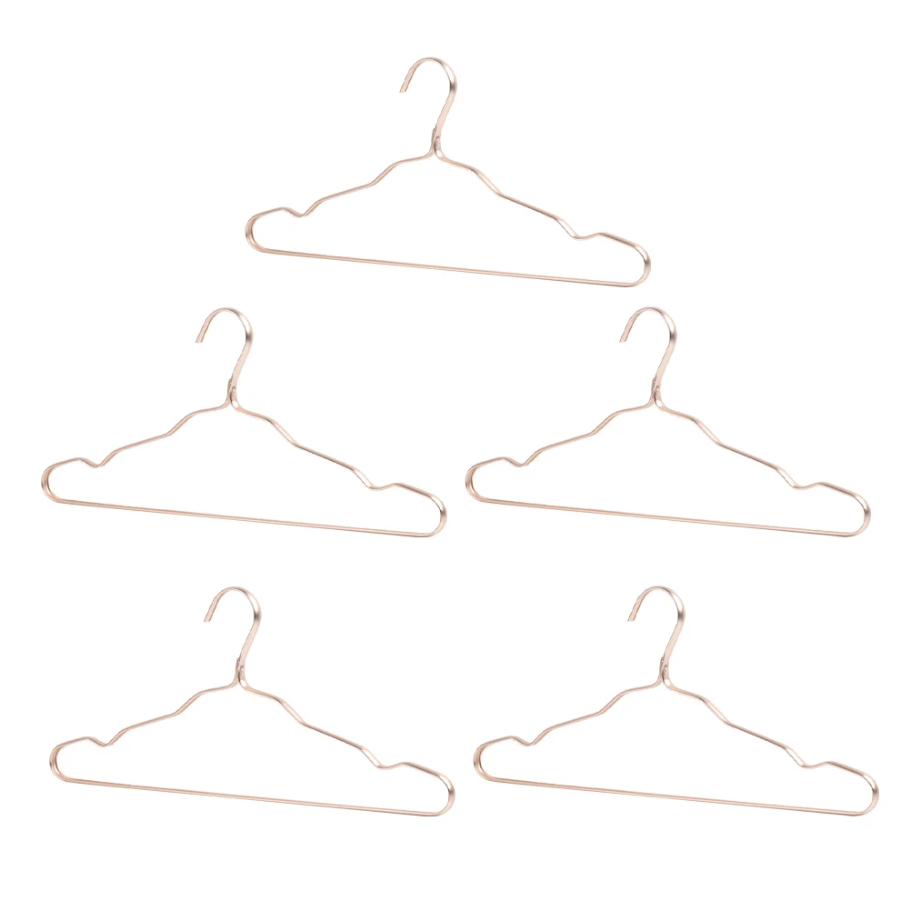 

Metal Hangers Safe Skid Resistance Non Trace Wardrobe Fashion Adults Clothes Hanging Racks Clothing