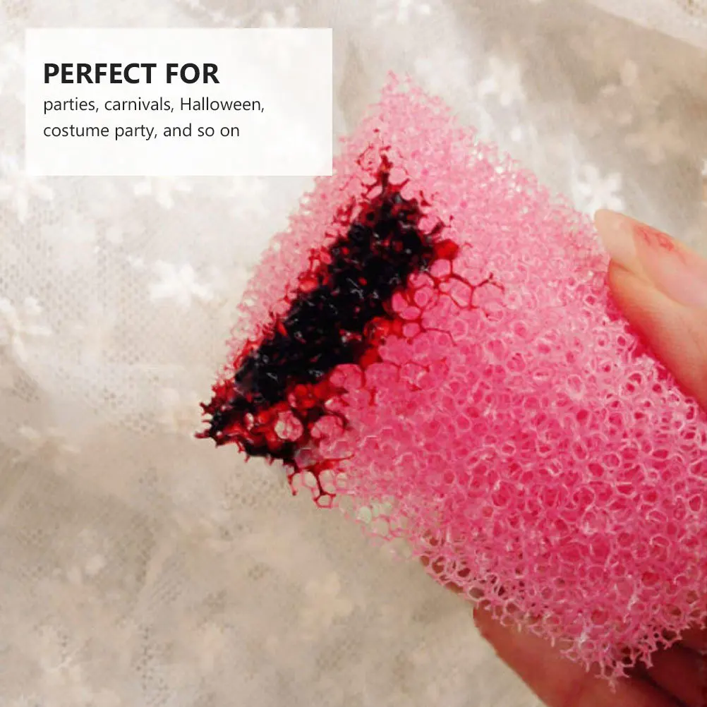 

3Pcs Scuffing Scratch Makeup Sponge Premium Material Bloody Scar Tool Halloween Party Cosplay Effects Wounds Bruises