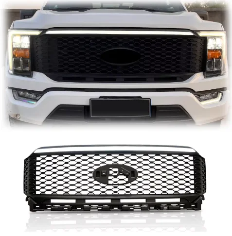 21 F150 Car Grills with Custom Logo Base Premium Vehicle Accessories