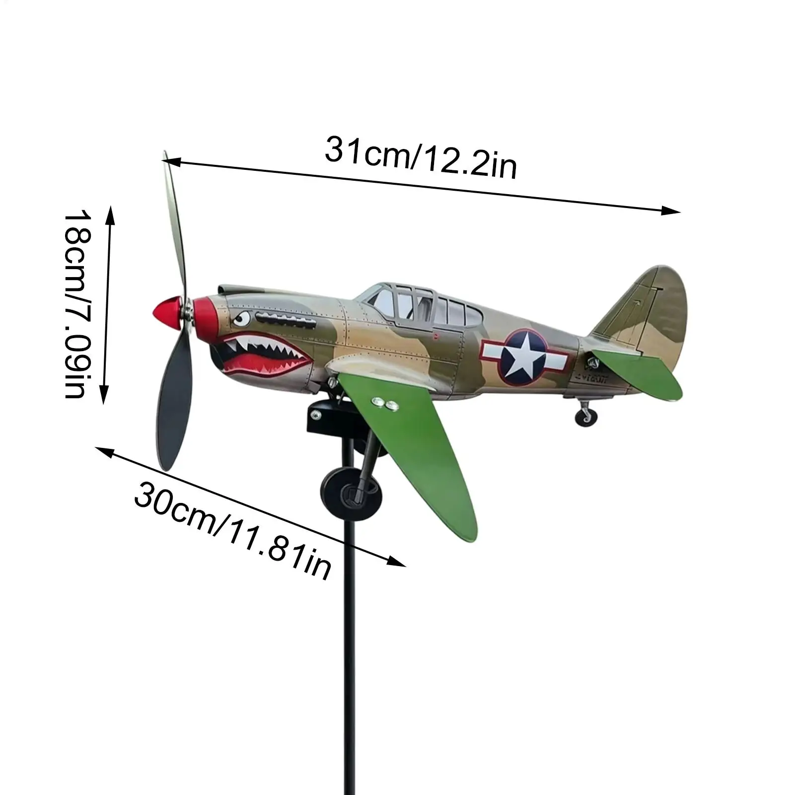 Garden Wind Spinners Funny Rotating Decorative Outdoor Wind Spinner Backyard Decor for Yard Lawn Patio Courtyard Flower Bed - view 6