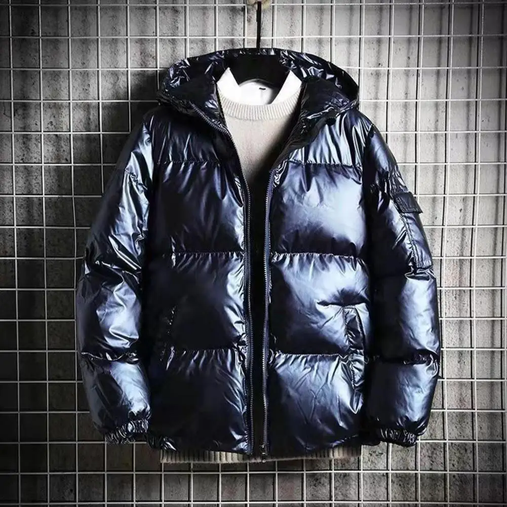 Chaqueta acolchada de algodón para hombre, abrigo grueso con capucha y puño elástico, a prueba de viento, para Otoño e Invierno