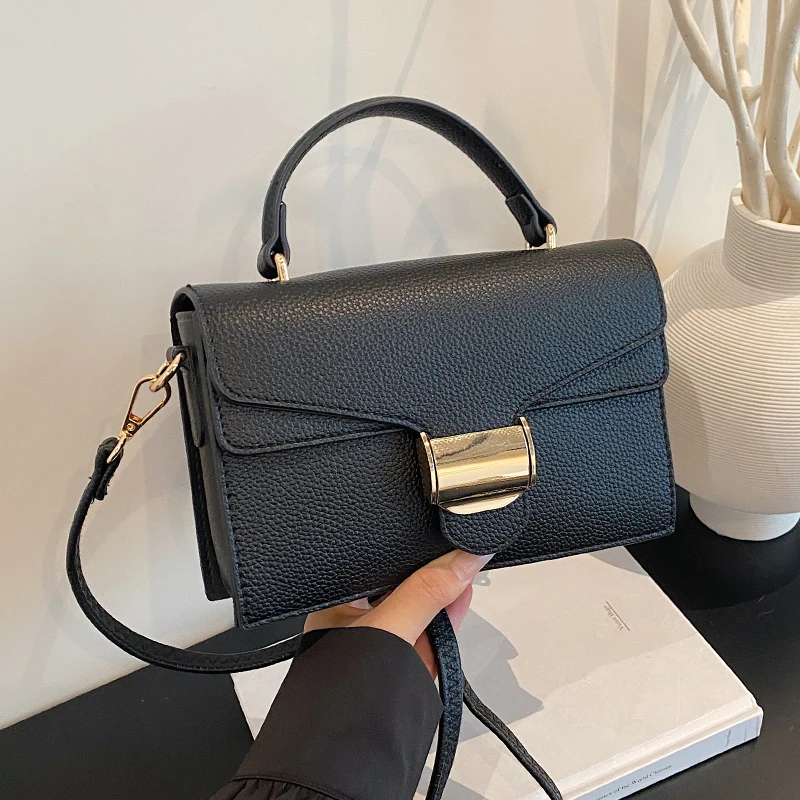 

Black Handbags Classic Bags Designer Crossbody Bag Pu Leather Small Messenger Bag Women's Shoulder Bag Bolsa Feminina Flap Purse
