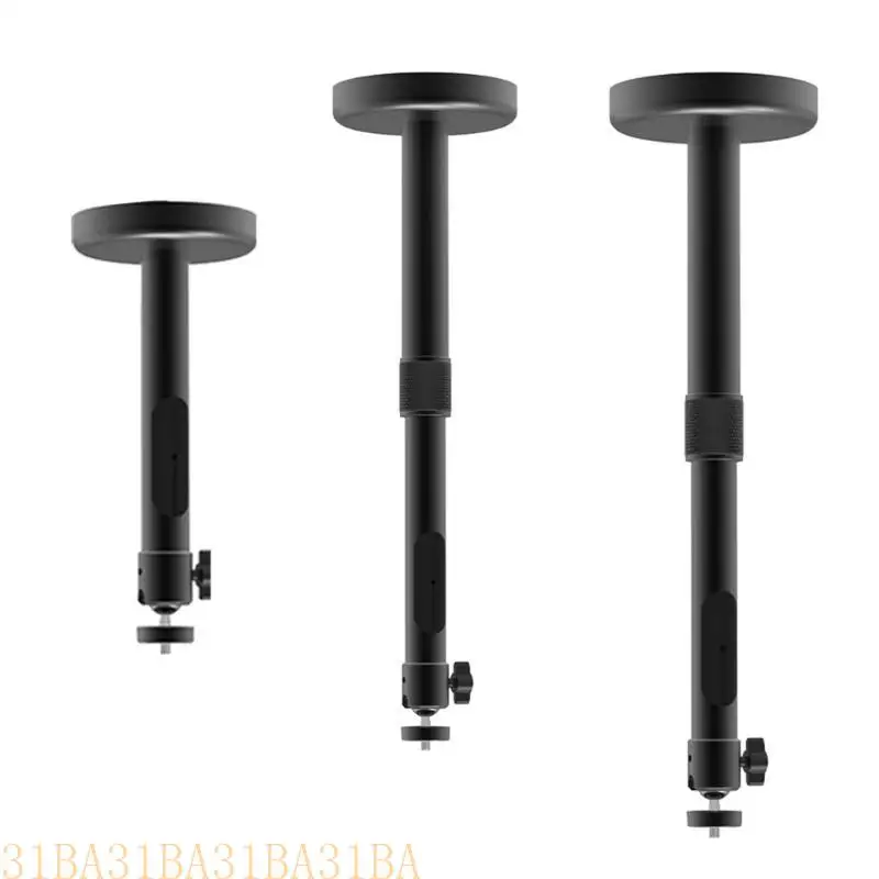 Metalowy uchwyt do projektora, montowany na suficie/ścianie, stały/dźwigniowy, ze stopu aluminium, do salonu i rozrywki.