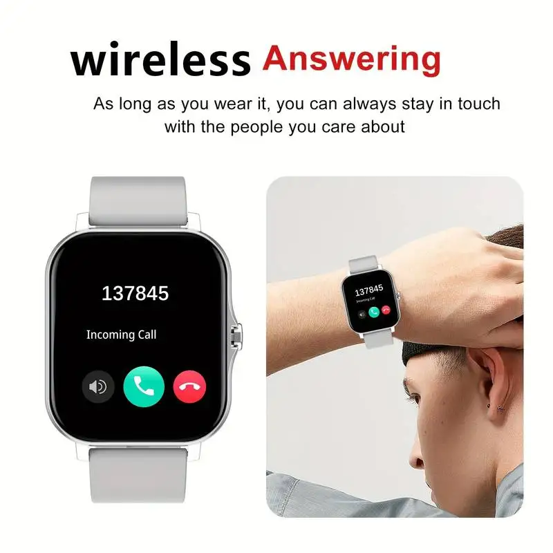 Smart Watch Wireless Call Message Reminder Multi Functional Unisex Sports Watch