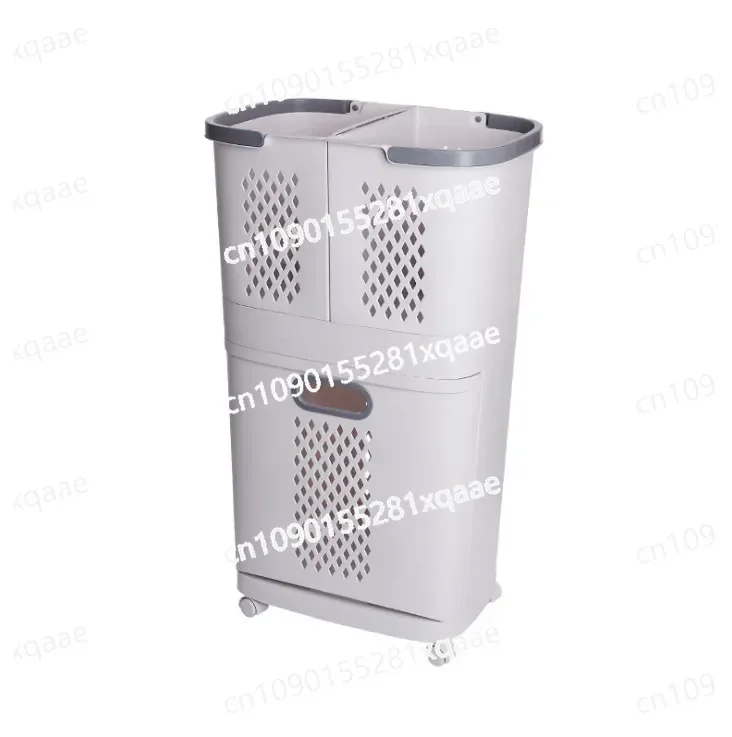 Home Classification Laundry Basket Bathroom Storage Rack Layered Dirty Clothes Basket Underwear Storage Basket