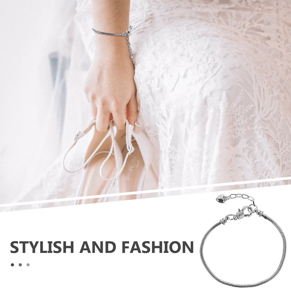 

12 шт. цепочек-змейок для браслетов, аксессуары для рукоделия, цепочки для изготовления украшений, для женщин и девочек, изящные металлические цепочки на запястье